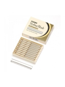 Comprar Feather - 10 Cuchillas Styling Blade para navajas razor en Inicio por sólo 9,20 € o un precio específico de 8,28 € en Thalie Care
