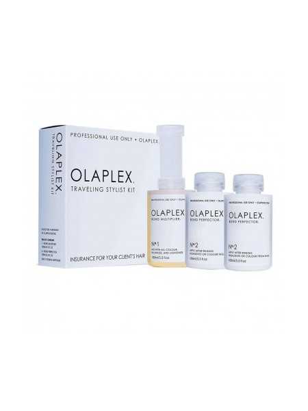 Comprar OLAPLEX Traveling Stilist kit. Recuperador del Cabello. en Packs por sólo 119,90 € o un precio específico de 94,90 € en Thalie Care