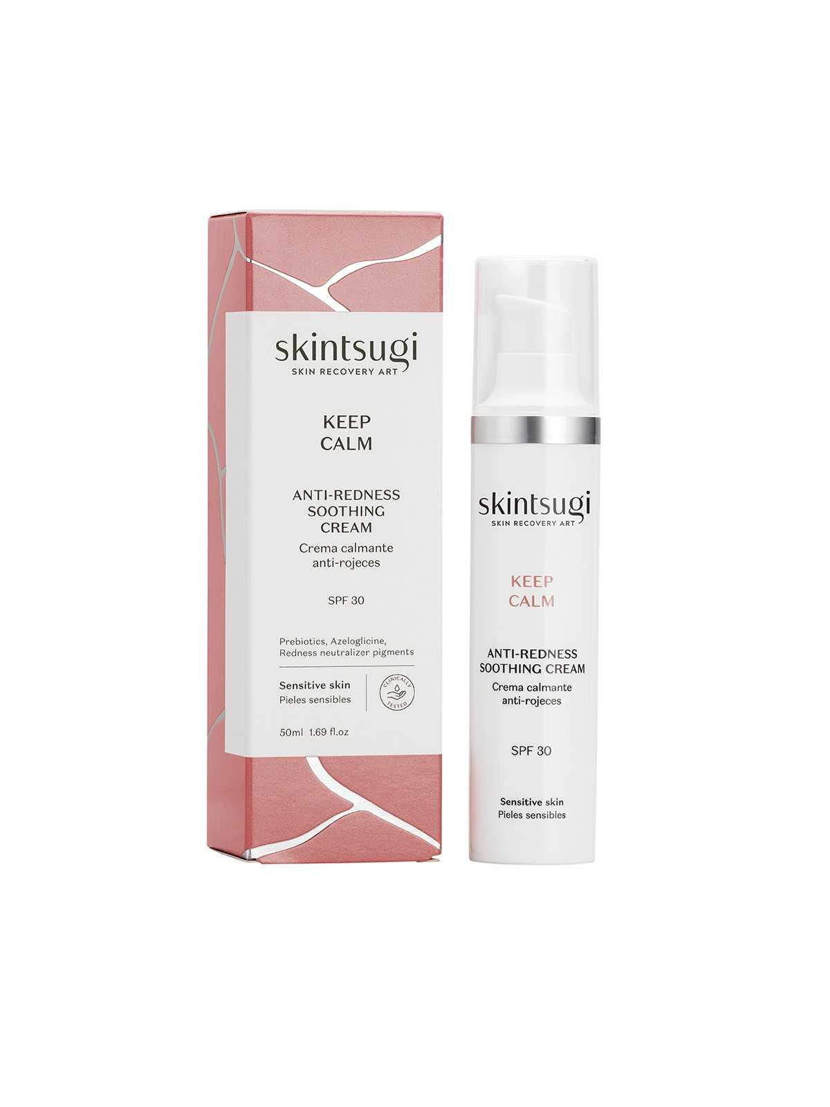 Comprar Skintsugi Crema calmante anti-rojeces KEEP CALM 50ml en Tratamiento facial por sólo 16,95 € o un precio específico de 14,41 € en Thalie Care