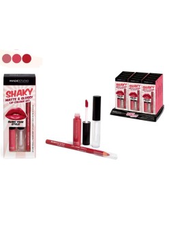 Comprar MAGIC STUDIO SHAKY MATTE & GLOSSY LIP COLOUR KIT en Maquillaje por sólo 3,15 € o un precio específico de 3,15 € en Thalie Care