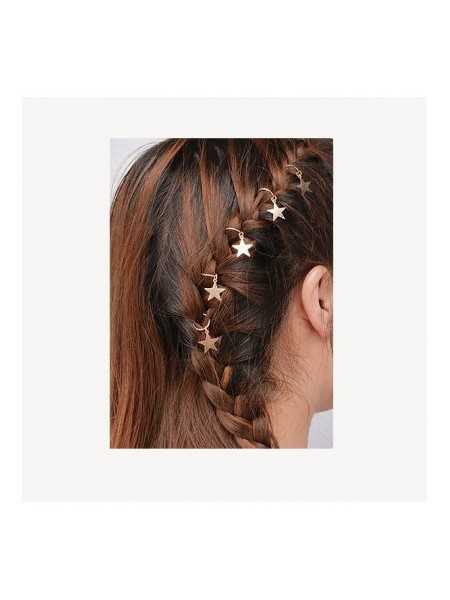 Comprar Anillas decorativas con estrellas para el cabello 10 unidades.- Bifull en Accesorios de peluquería por sólo 3,58 € o un precio específico de 3,04 € en Thalie Care