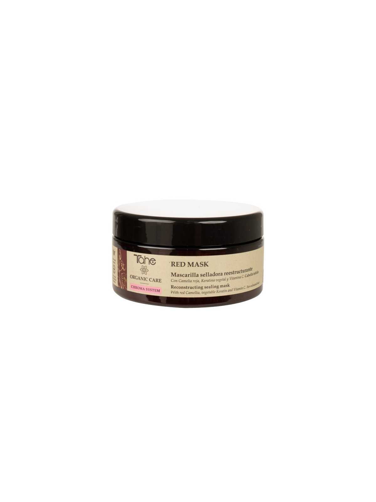 Comprar Mascarilla Tahe selladora reestructurante Red Chroma System Organic Care 300ml en Mascarillas por sólo 12,90 € o un precio específico de 12,90 € en Thalie Care