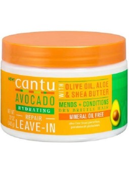Comprar Cantu Avocado Hydrating Leave-in Conditioner Repair Cream 340g en Método CURLY por sólo 8,95 € o un precio específico de 8,95 € en Thalie Care