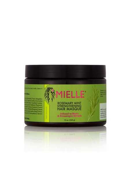 Comprar Mielle Organics Rosemary Mint Strengthening Hair Masque 340g en Método CURLY por sólo 16,37 € o un precio específico de 12,28 € en Thalie Care