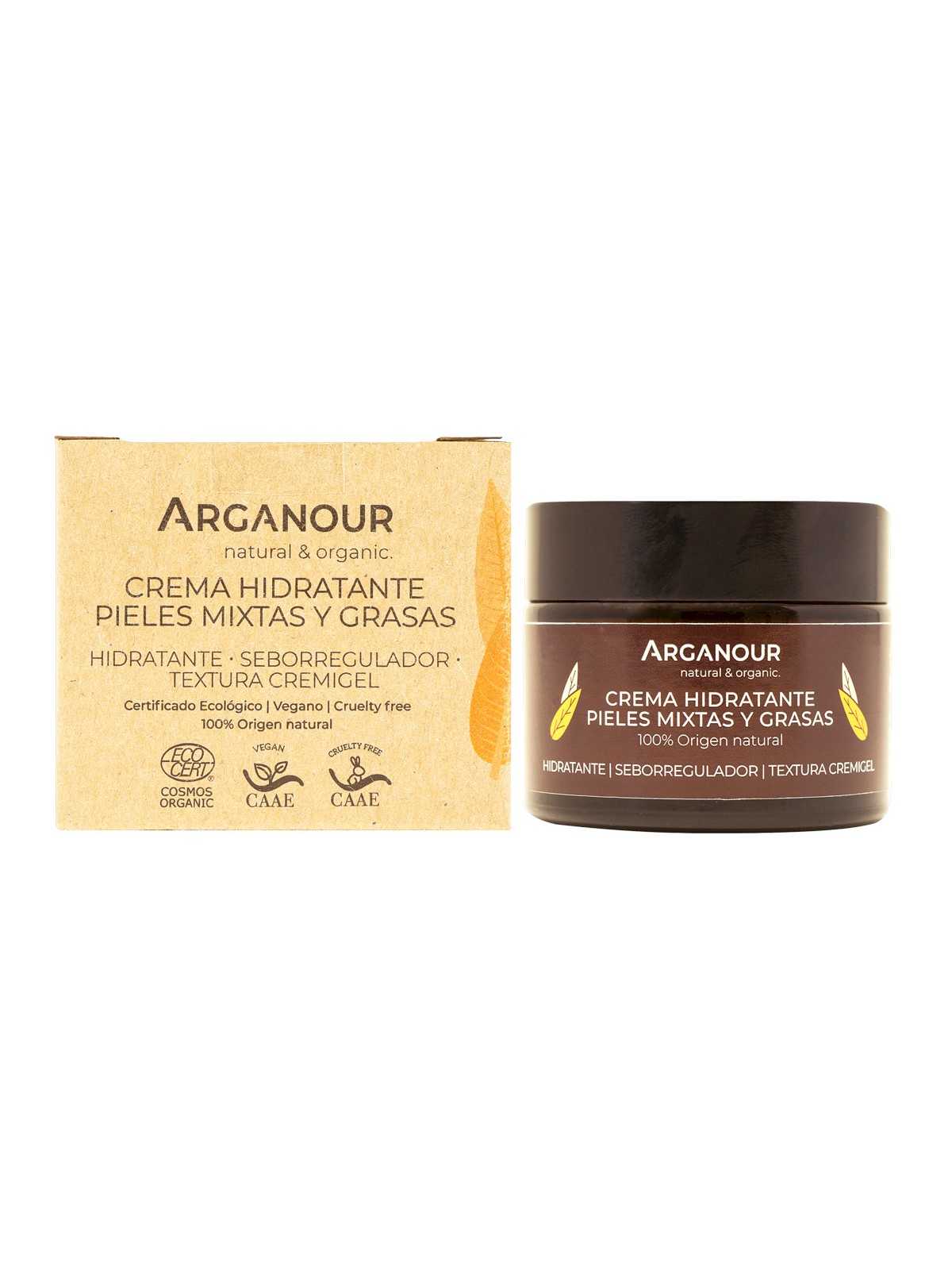 Comprar Arganour crema pieles mixtas y grasas 50ml en Inicio por sólo 11,95 € o un precio específico de 11,95 € en Thalie Care