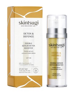 Comprar Skintsugi Detox & defence doble serum detox 15+15ml en Tratamiento facial por sólo 34,95 € o un precio específico de 29,71 € en Thalie Care