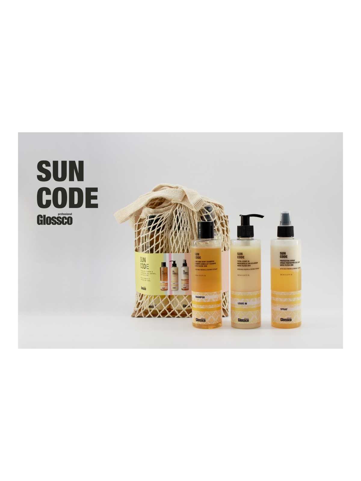 Comprar Glossco Pack línea solar Sun Code UVB en Inicio por sólo 28,59 € o un precio específico de 28,59 € en Thalie Care