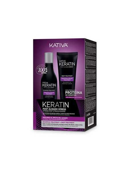 Comprar Kativa Keratin kit post alisado en Packs por sólo 9,95 € o un precio específico de 9,95 € en Thalie Care