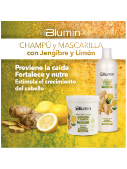 Comprar Blumin Champú Jengibre y Limón 1000ml en Champú por sólo 10,95 € o un precio específico de 10,95 € en Thalie Care