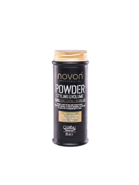 Comprar Novon Powder STYLE & VOLUME 21 gr| Polvos voluminizadores | Fijación rápida y fácil para el pelo en Barbería por sólo 6,99 € o un precio específico de 6,29 € en Thalie Care