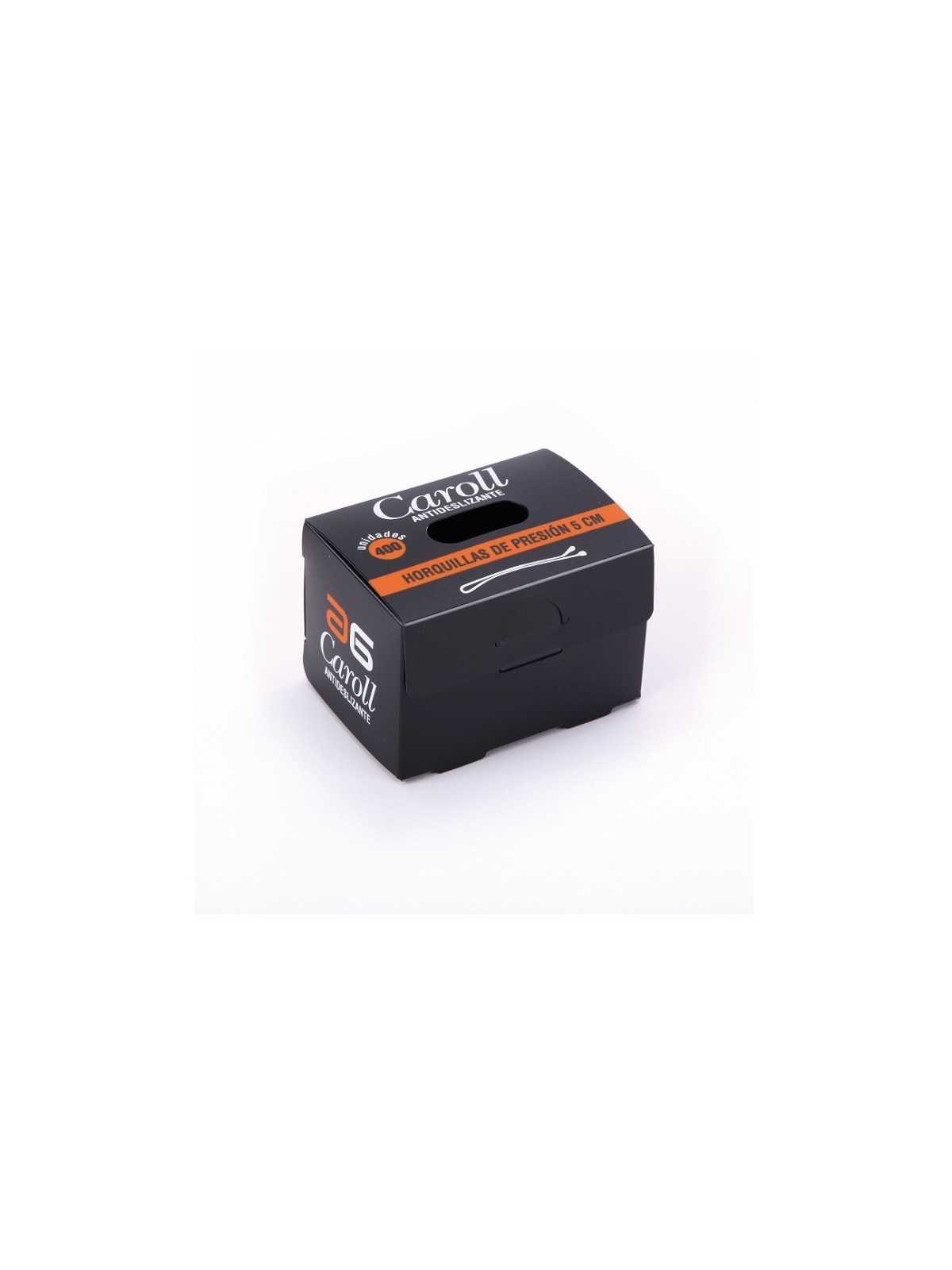 Comprar Horquillas clip Caroll antideslizantes negro 5cm caja 400 unidades en Peluquería por sólo 15,99 € o un precio específico de 13,59 € en Thalie Care