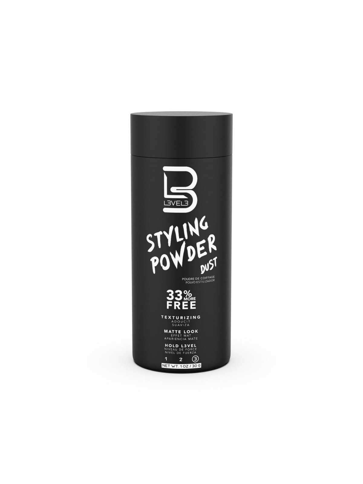 Comprar L3VEL3 Styling Powder Dust 30gr | Polvos voluminizadores para peinado | Aspecto más natural para hombre | Fácil Aplicación en Barbería por sólo 11,99 € o un precio específico de 11,99 € en Thalie Care