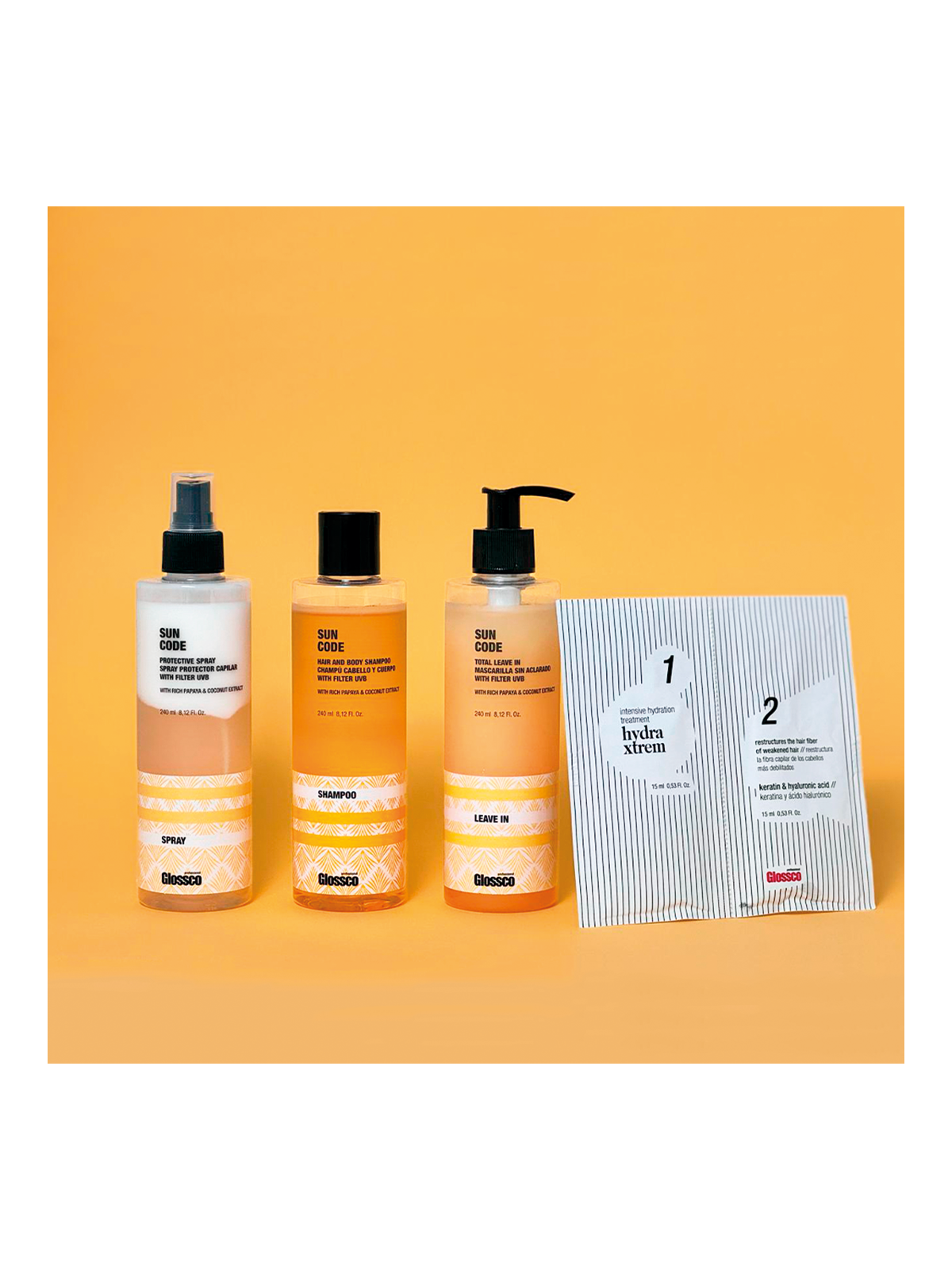 Comprar Glossco Pack línea solar Sun Code UVB 2025 en Inicio por sólo 30,41 € o un precio específico de 30,41 € en Thalie Care