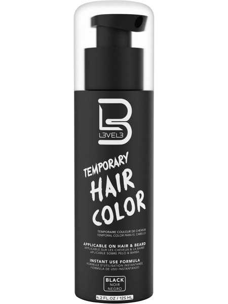 Comprar L3VEL3 Temporary hair color 125ml | Tinte negro para barba aspecto natural en Barbería por sólo 13,90 € o un precio específico de 13,90 € en Thalie Care