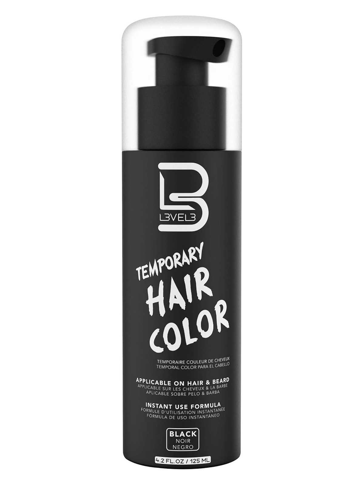 Comprar L3VEL3 Temporary hair color 125ml | Tinte negro para barba aspecto natural en Barbería por sólo 13,90 € o un precio específico de 13,90 € en Thalie Care