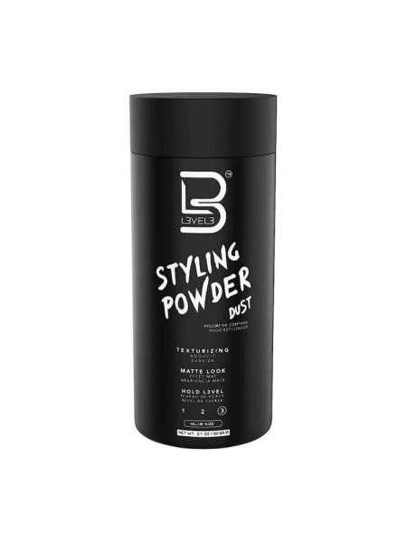 Comprar L3VEL3 Styling Powder Dust 60gr | Polvos voluminizadores para peinado | Aspecto más natural para hombre | Fácil Aplicación en Barbería por sólo 19,99 € o un precio específico de 19,99 € en Thalie Care