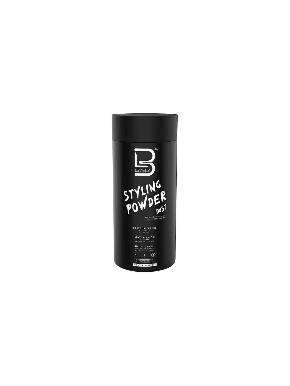 Comprar L3VEL3 Styling Powder Dust 60gr | Polvos voluminizadores para peinado | Aspecto más natural para hombre | Fácil Aplicación en Barbería por sólo 19,99 € o un precio específico de 19,99 € en Thalie Care