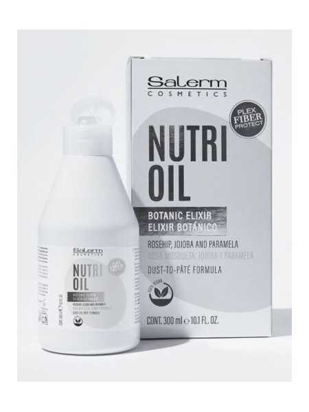 Comprar Salerm Nutri Oil Elixir Botánico 300 ml – Nutrición y Vitalidad para tu Cabello en Peluquería por sólo 19,50 € o un precio específico de 19,50 € en Thalie Care