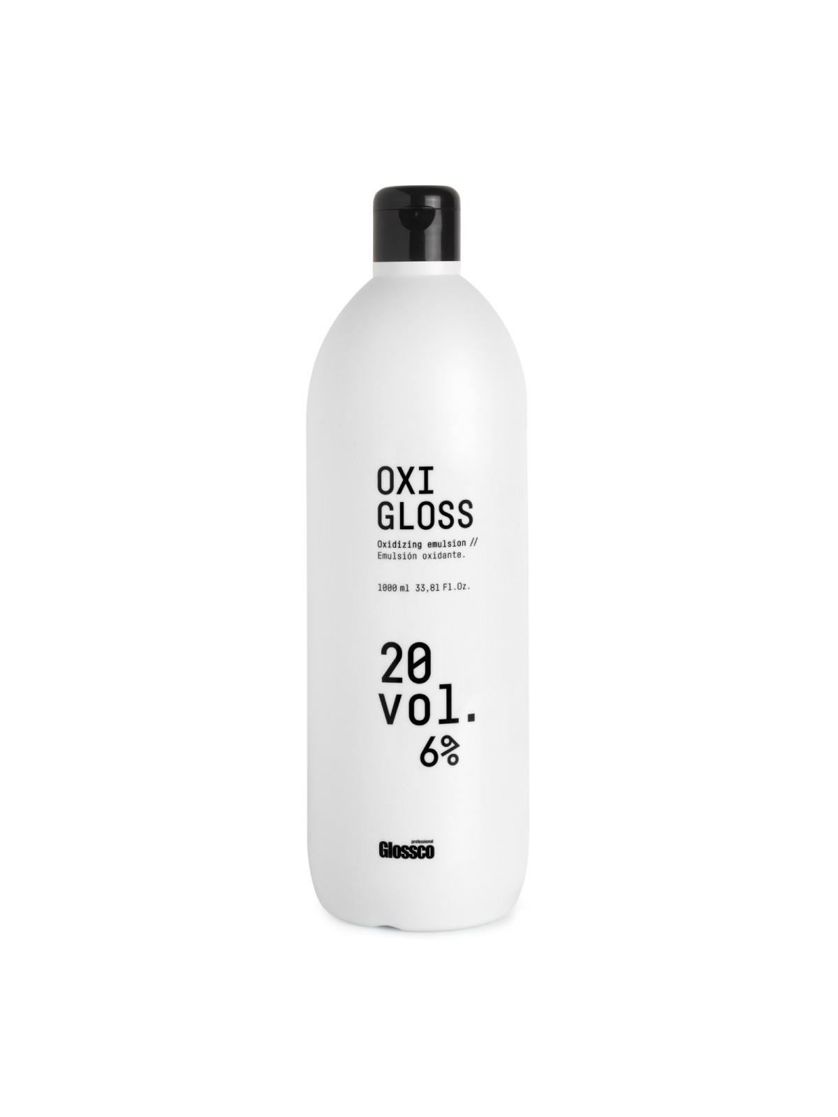 Comprar Glossco Oxidante 20 vol OxiGloss 1000ml en Oxigenadas por sólo 3,83 € o un precio específico de 3,83 € en Thalie Care