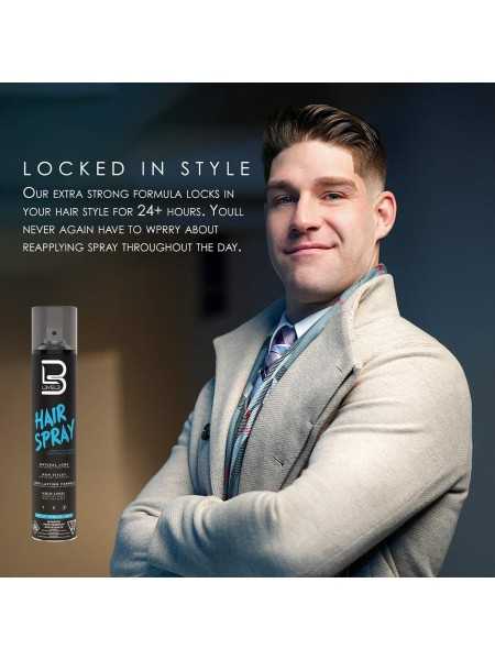 Comprar L3VEL3 Hair Spray – Laca profesional de fijación fuerte y volumen para hombres en Barbería por sólo 9,35 € o un precio específico de 7,95 € en Thalie Care