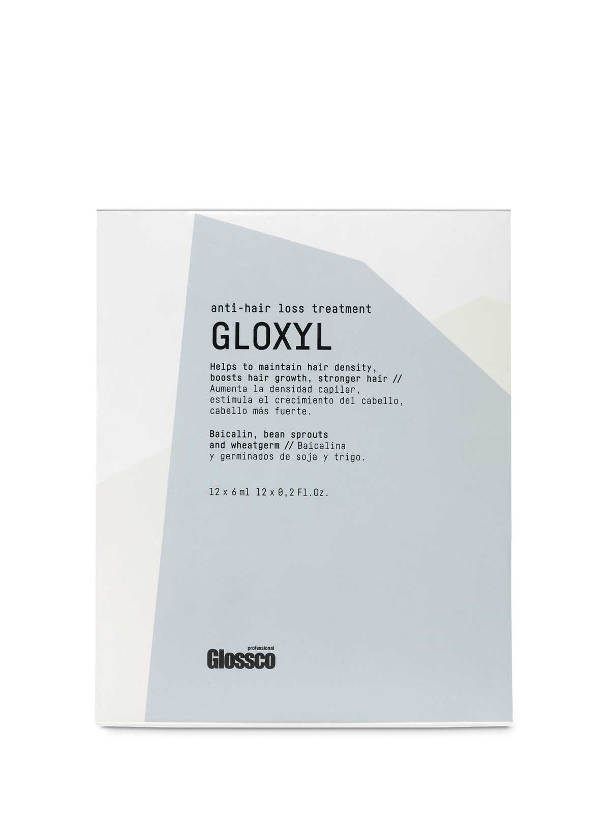 Comprar Glossco Gloxyl tratamiento ampollas anticaída 12*6ml en Inicio por sólo 14,32 € o un precio específico de 14,32 € en Thalie Care