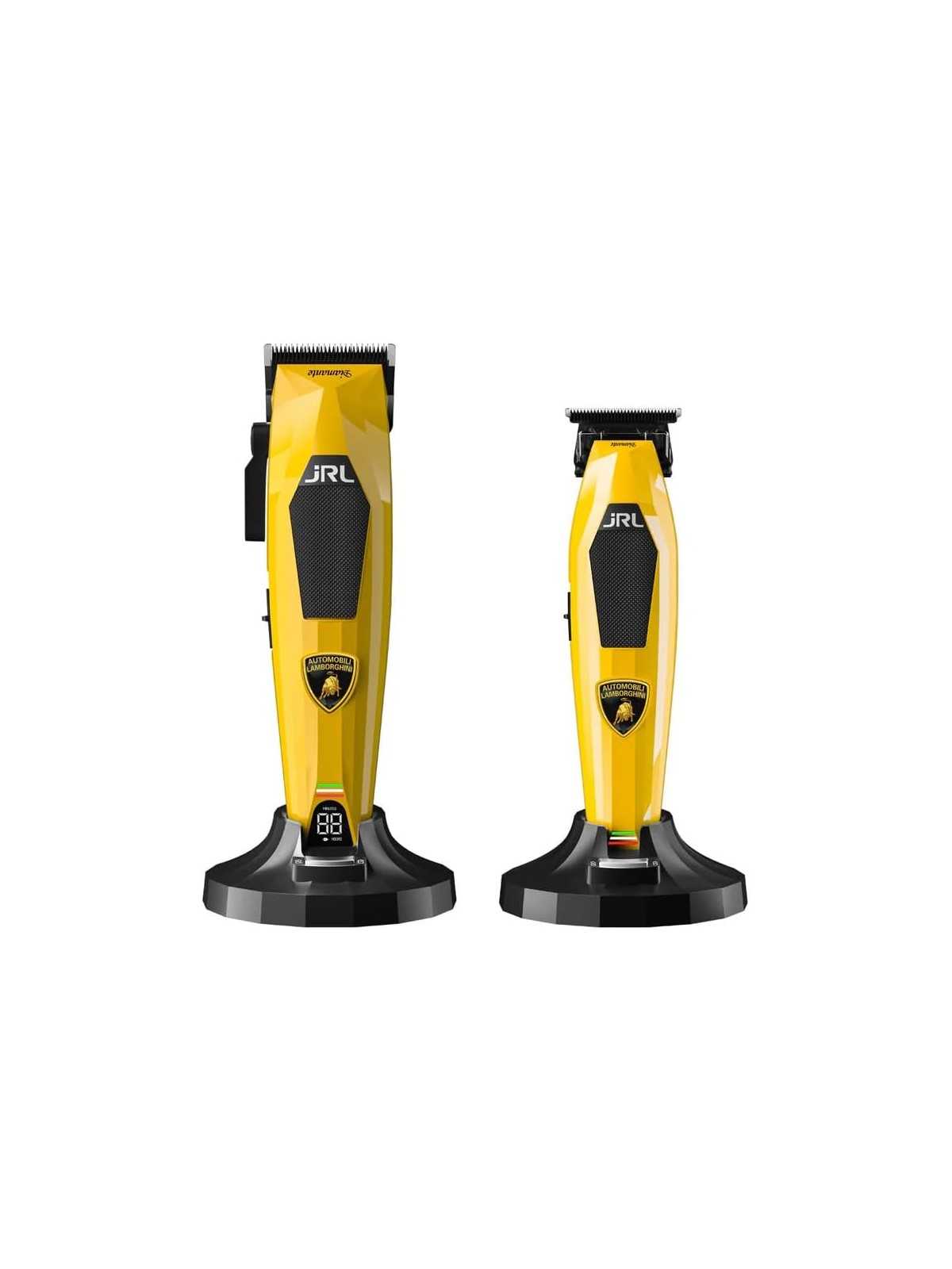 Comprar JRL x Lamborghini Diamante Collection – Pack Profesional Clipper + Trimmer | Edición Limitada Amarilla en Máquinas de cortar por sólo 417,45 € o un precio específico de 375,71 € en Thalie Care