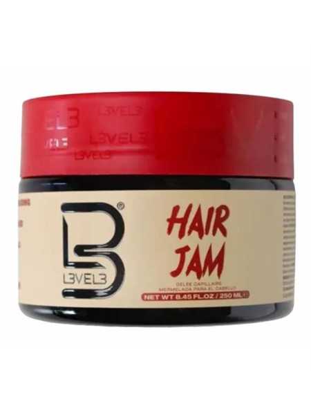 Comprar L3VEL3 Hair Jam 250 ml – Crema de fijación fuerte sin residuos en Barbería por sólo 7,50 € o un precio específico de 6,37 € en Thalie Care