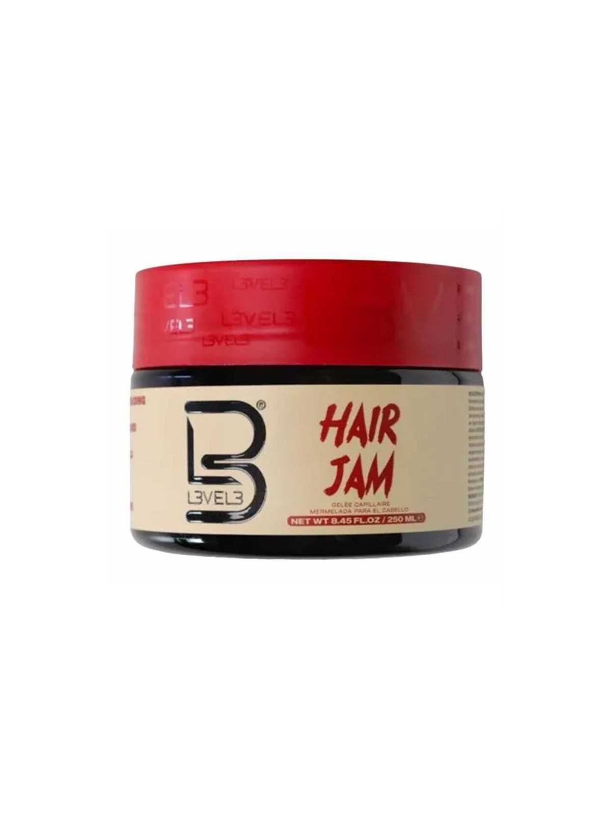 Comprar L3VEL3 Hair Jam 250 ml – Crema de fijación fuerte sin residuos en Barbería por sólo 7,50 € o un precio específico de 6,37 € en Thalie Care