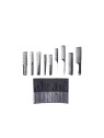 Comprar Set de 9 Peines L3VEL3 – Carbono antiestático con funda profesional en Barbería por sólo 33,18 € o un precio específico de 28,20 € en Thalie Care