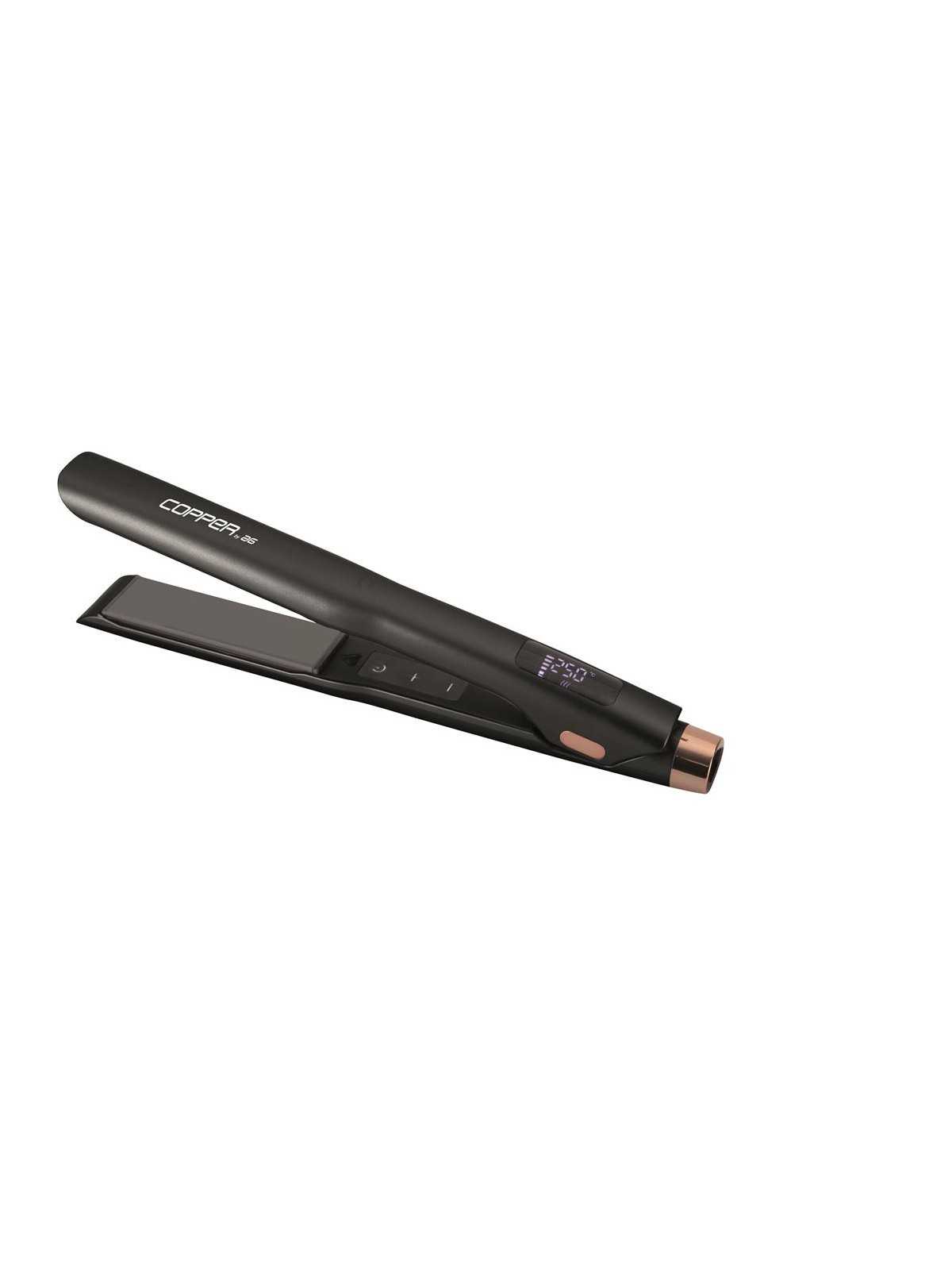Comprar Plancha Asuer AG Copper Negra Black Edition + estuche y Protector Shiru 250 ml en Tenacillas y Planchas por sólo 84,90 € o un precio específico de 84,90 € en Thalie Care