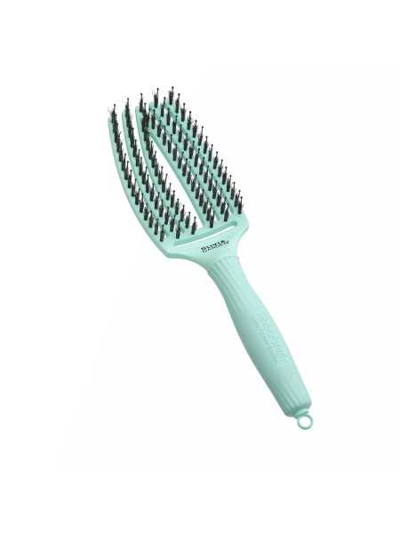Comprar Olivia Garden Fingerbrush – Cepillo desenredante Menta Turquesa (talla M, nylon/jabalí) en Cepillos y Peines por sólo 23,50 € o un precio específico de 23,50 € en Thalie Care