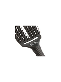 Comprar Olivia Garden Fingerbrush – Cepillo desenredante Negro (talla M, nylon/jabalí) en Cepillos y Peines por sólo 23,50 € o un precio específico de 23,50 € en Thalie Care