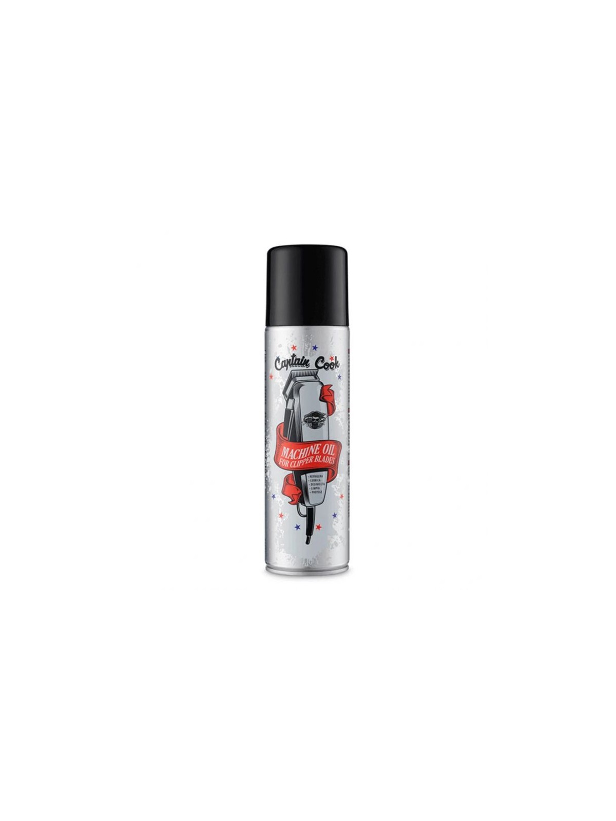 Comprar Captain Cook – Machine Oil for Clipper Blades 500 ml en Barbería por sólo 10,50 € o un precio específico de 10,50 € en Thalie Care