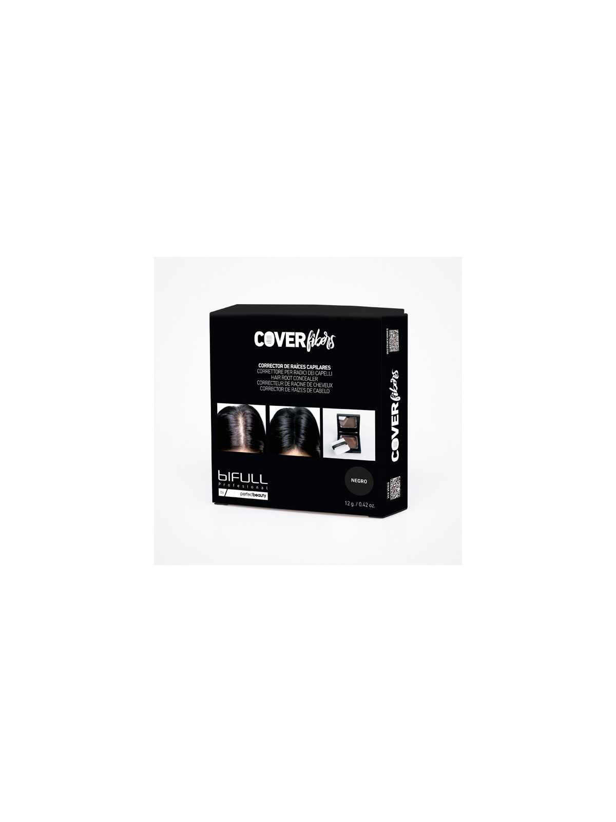Comprar Cover Fibers · Negro – Corrector de raíces capilares en polvo en Styling por sólo 6,20 € o un precio específico de 6,20 € en Thalie Care