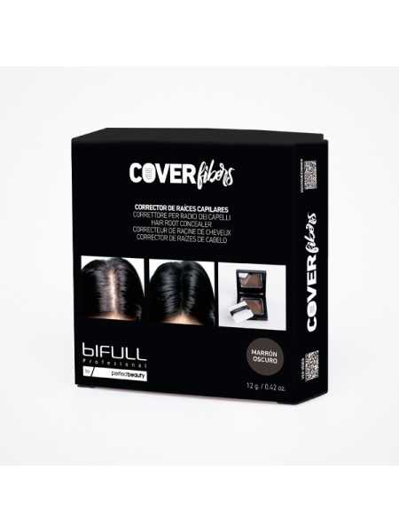 Comprar Cover Fibers · Marrón Oscuro – Corrector de raíces capilares en polvo en Styling por sólo 6,20 € o un precio específico de 6,20 € en Thalie Care
