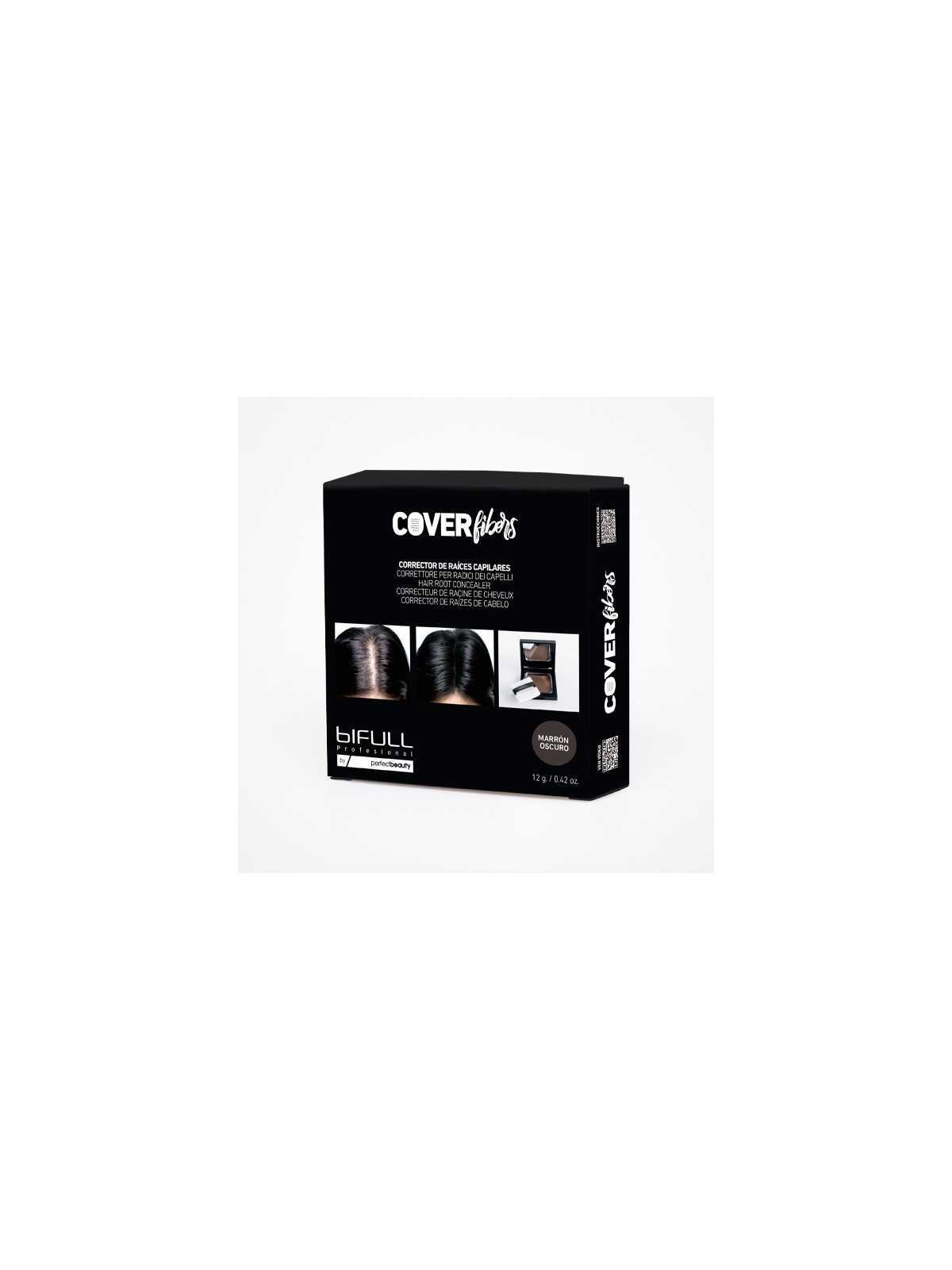 Comprar Cover Fibers · Marrón Oscuro – Corrector de raíces capilares en polvo en Styling por sólo 6,20 € o un precio específico de 6,20 € en Thalie Care