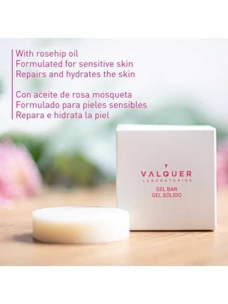 Comprar Gel sólido Velvet (aceite de rosa mosqueta) Para pieles atópicas - 50 G Valquer en Cosmética Sostenible por sólo 9,50 € o un precio específico de 7,60 € en Thalie Care